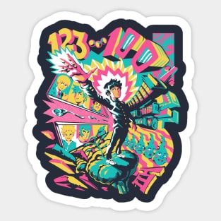 Psychedelic 100 Sticker